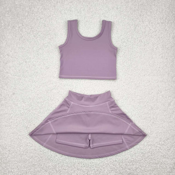 GSD1980 RTS girl clothes  girl summer set yoga clothes