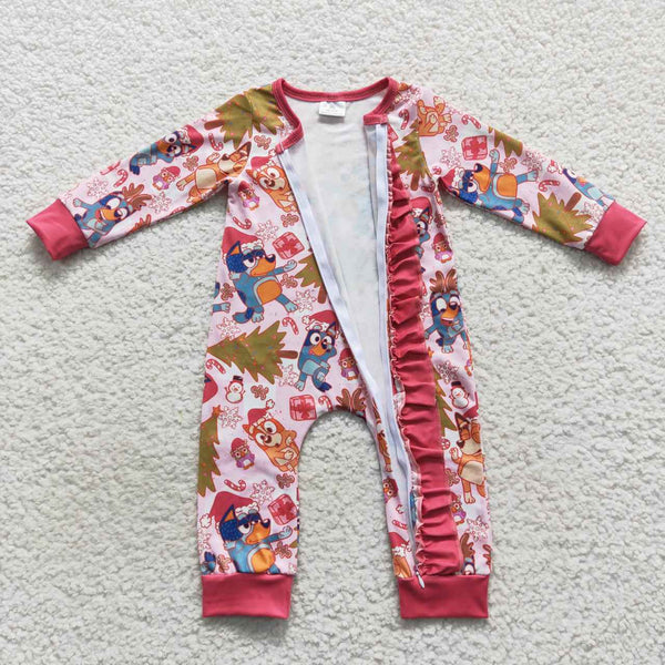 LR0512 baby clothes cartoon  baby winter romper