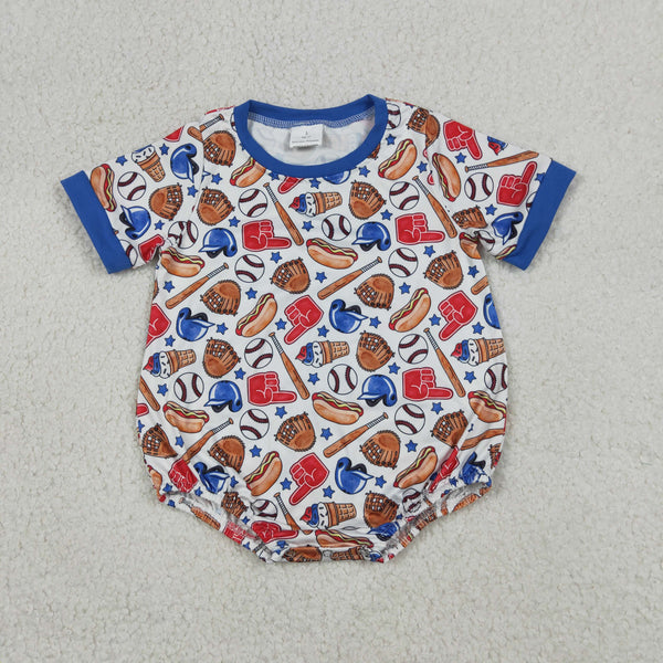 SR4030 RTS baby boy clothes baseball toddler boy summer bubble
