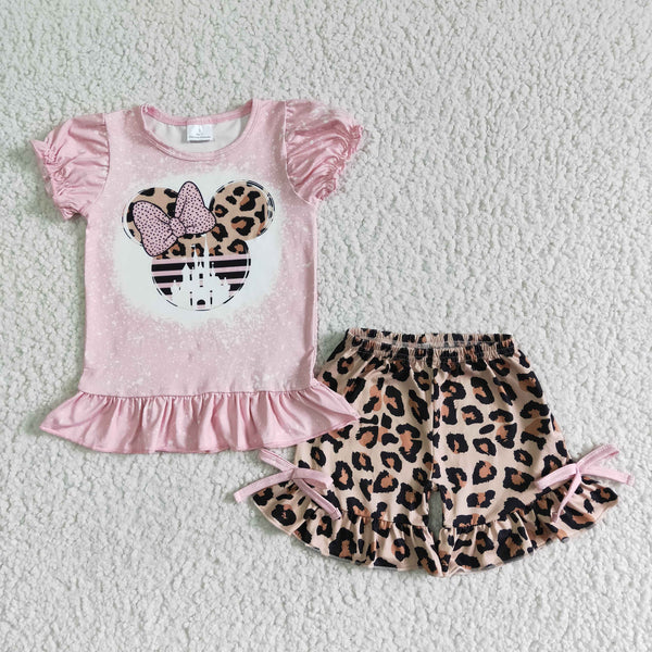 GSSO0062 toddler girl clothes leopard summer outfits-promotion 2024.5.11 $5.5