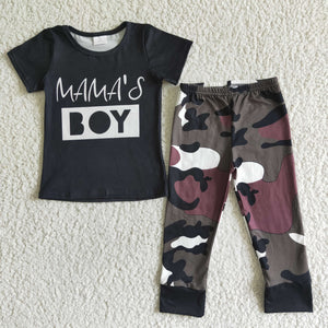 BSPO0001 RTS kids clothes mama's boy short sleeve set-promotion 2024.8.17 $2.99