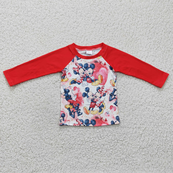 toddler clothes matching cartoon valentines day clothing