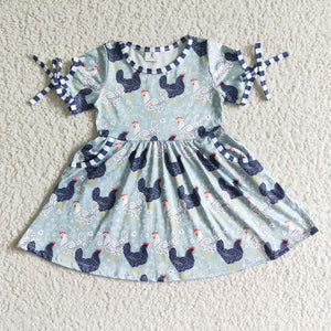 GSD0094 girl chicken summer short sleeve dress-promotion 2024.8.3 $5.5