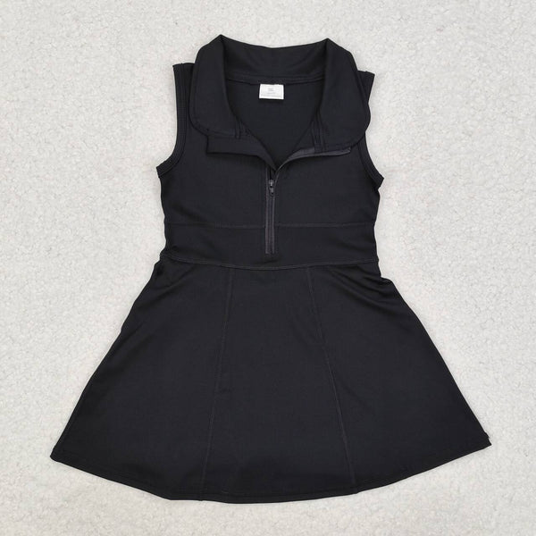 GSD1428 RTS toddler girl clothes black girl summer yoga dress