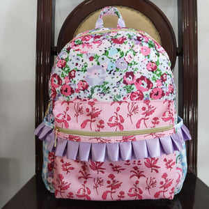 BA0099 RTS toddler backpack floral flower girl gift back to school preschool bag