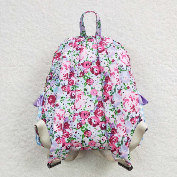 BA0099 RTS toddler backpack floral flower girl gift back to school preschool bag