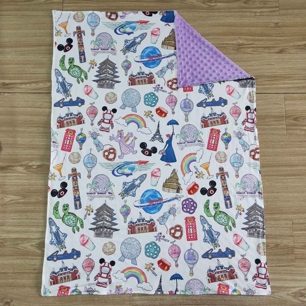 baby kid soft cartoon blanket