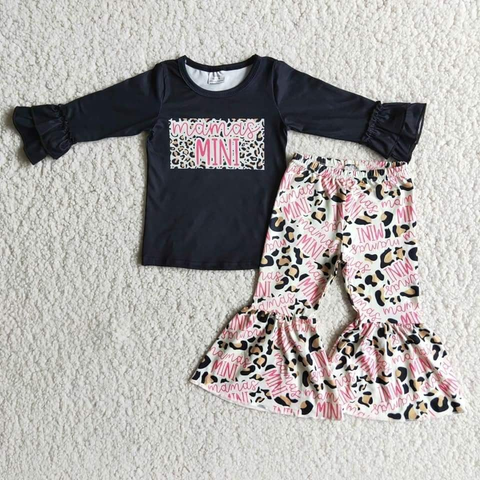 6 B7-5 girl mamas mini leopard winter long sleeve set--promotion 2024.12.21 $2.99