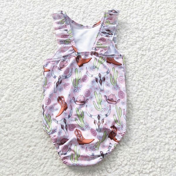 S0111 toddler girl clothes swimsuit summer swimwear