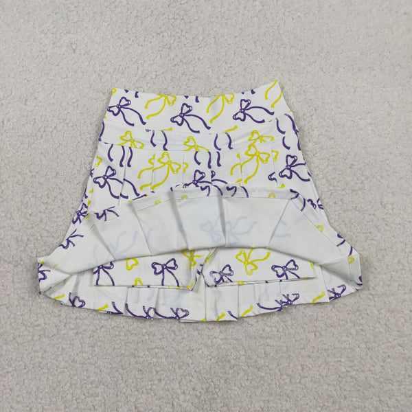 GLK0212 RTS toddler clothes mardi gras clothes girl summer skirt bottom sports bottom