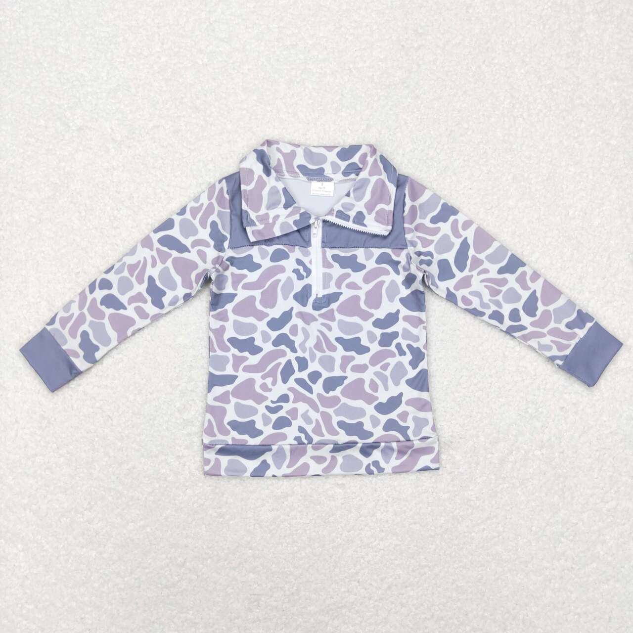 BT0467 RTS baby boy clothes camouflage boy winter shirt top