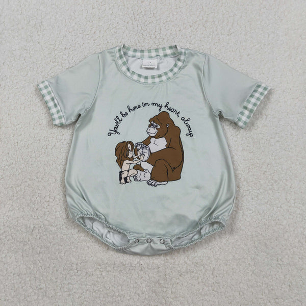 SR3588 RTS baby boy clothes cartoon bear boy summer bubble