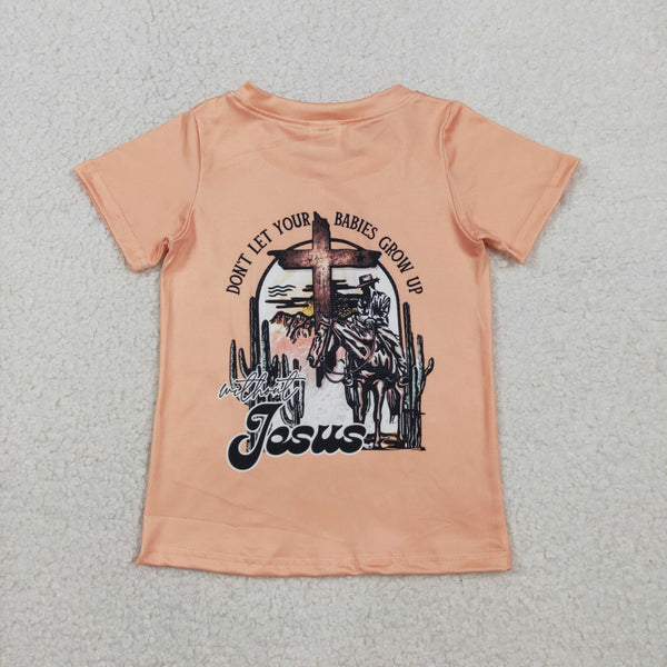 BT1618 RTS toddler boy clothes cowboy boy  summer  top tshirt western clothes