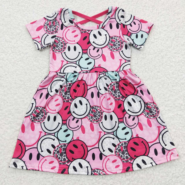 GSD0312  toddler girl summer dress smile flower girl dresses-promotion 2025.5.17 $5.5