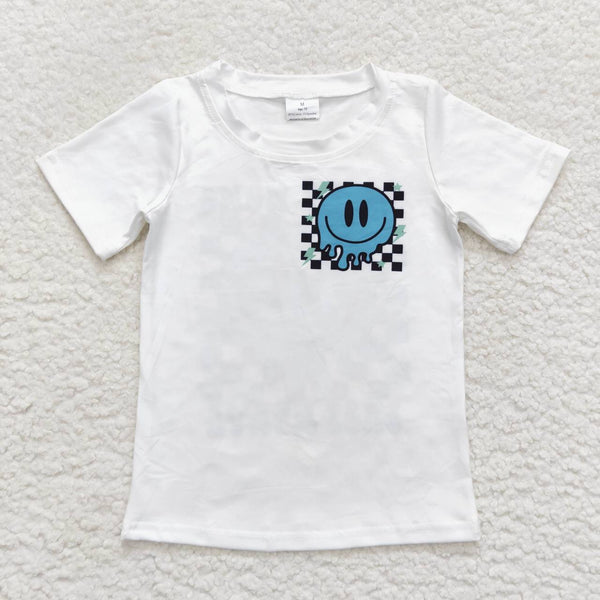 BT0351 baby boy clothes smile boy summer tshirt