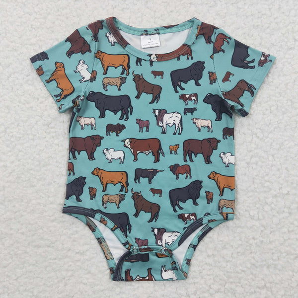 SR0305 baby clothes boy cow summer bubble