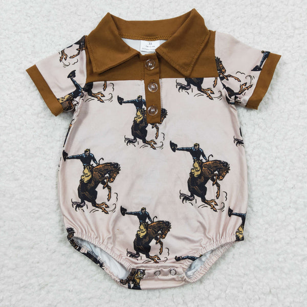 SR0222 baby clothes western summer bubble