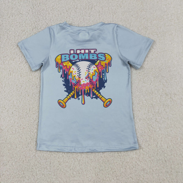 BT1251 RTS toddler boy clothes baseball boy summer top tshirt summer clothes