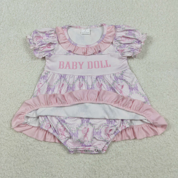 SR3291 RTS baby girl clothes baby doll girl summer bubble