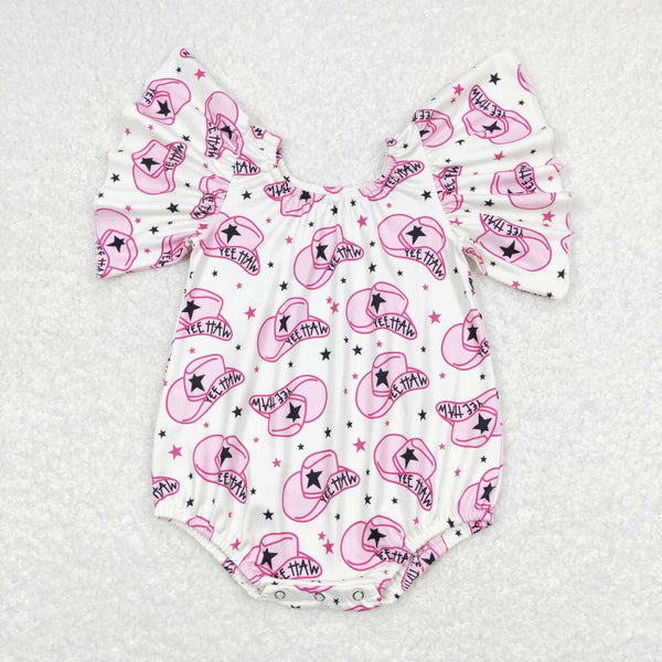 SR0709 USA warehouse 25.5.16 baby girl clothes hat western clothes girl summer bubble