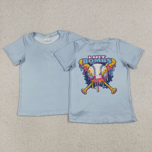 BT1251 RTS toddler boy clothes baseball boy summer top tshirt summer clothes