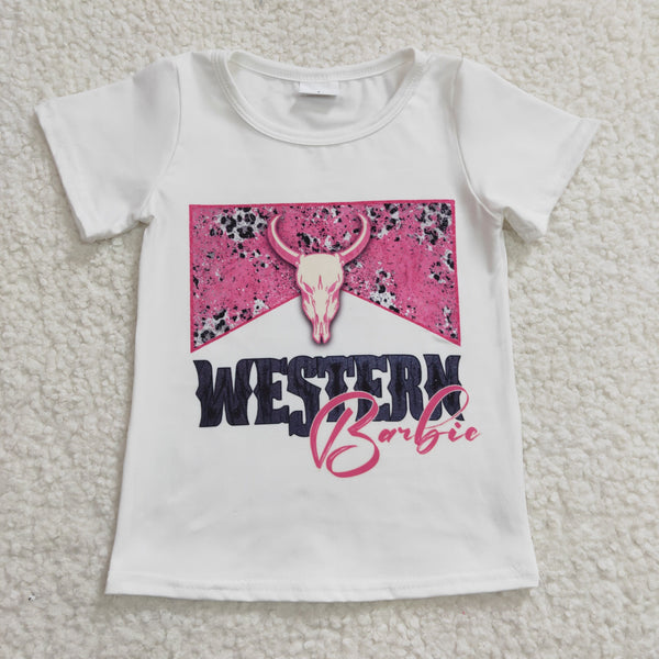 GT0134 kids clothes western summer tshirt