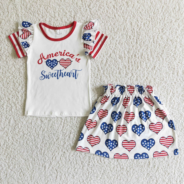 GSSO0051 kids clothing july 4th glasses America heart set-promotion 2024.5.25 $5.5