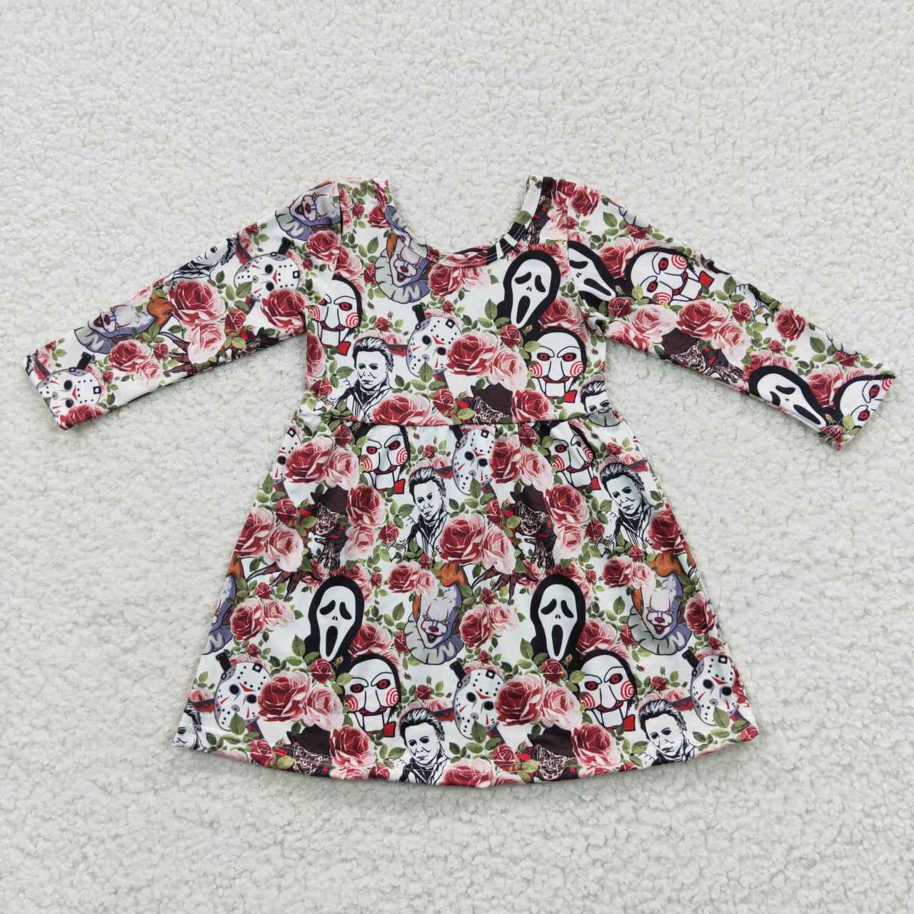 GLD0191 baby girl clothes girl halloween dress