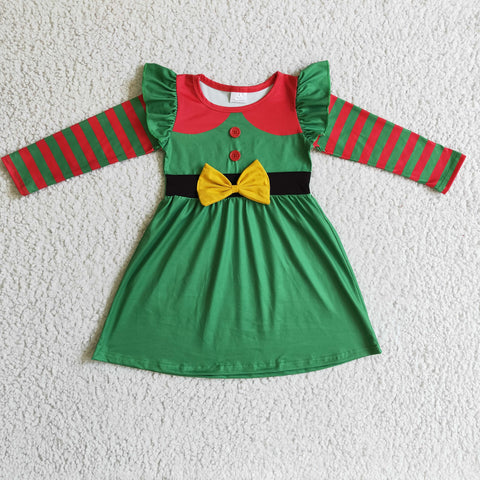 GLD0143 toddler girl dresses green christmas dress-promotion 2024.11.30 $5.5