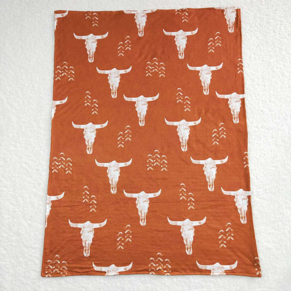 BL0070 baby newborn cow cartoon blanket