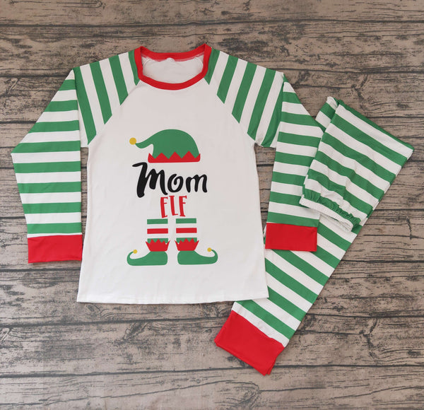 Family matching christmas pajamas cartoon matching pajamas C