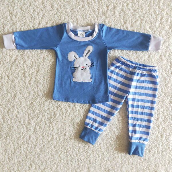 6 B13-27 kids clothes boys bule bunny easter outfits-promotion 2024.1.13 $5.5