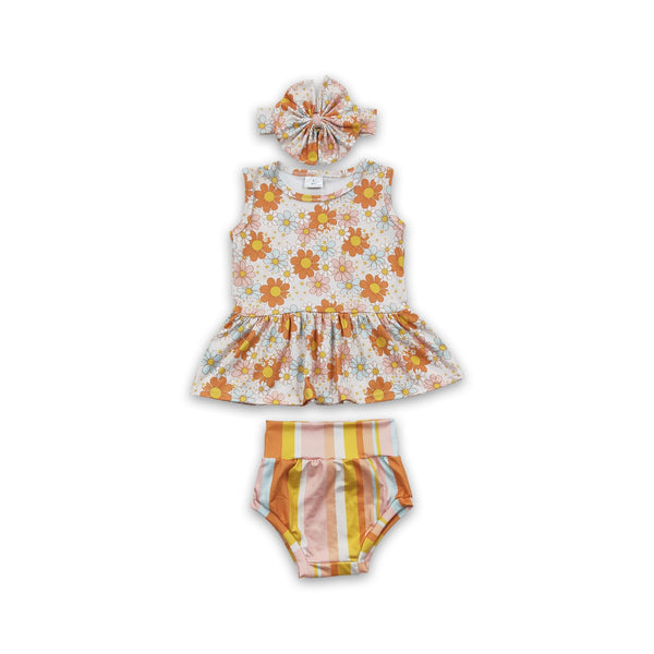 GBO0106 baby clothes summer bummies set