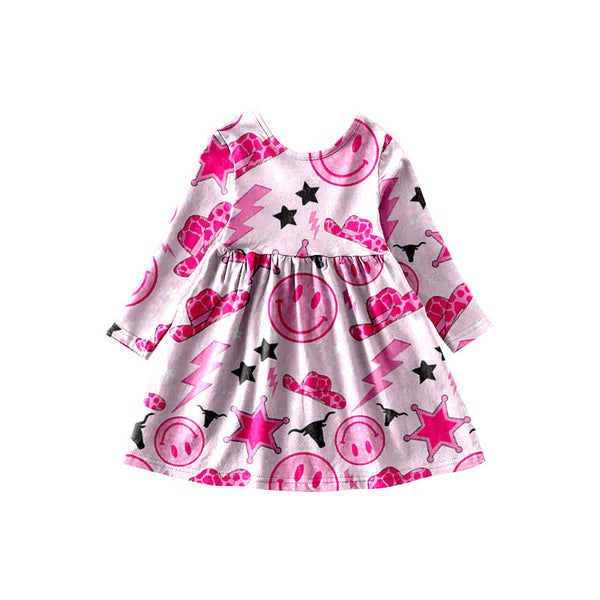 GLD0170 baby girl clothes  winter girl dress