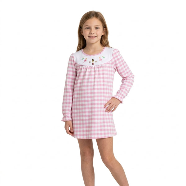RTS GLD0610 baby girl clothes Christmas clothes smock winter dress