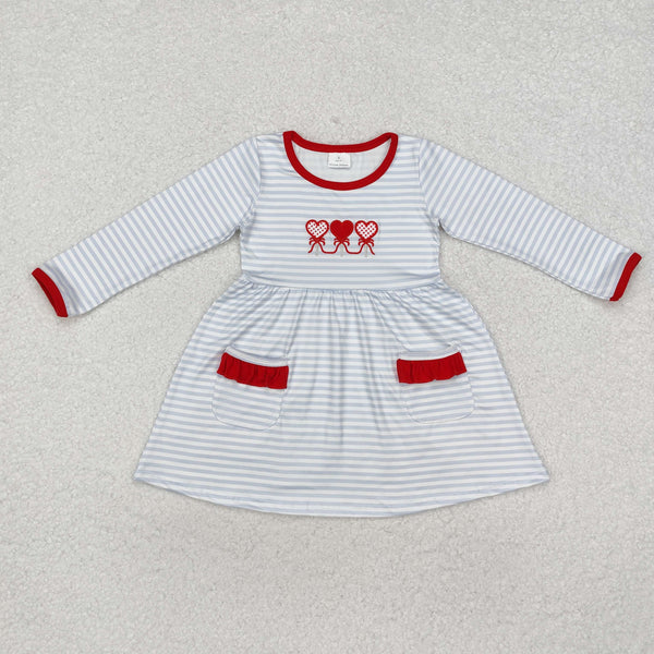 RTS Boys and girls matching valentines day clothing heart truck embroidery