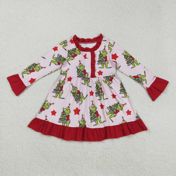 RTS kids matching clothing cartoon print clothing girl christmas winter clothing-2025.9.5