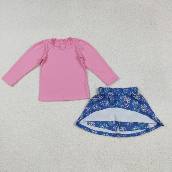 RTS toddler clothes matching clothing floral print kids winter clothing-2025.9.8