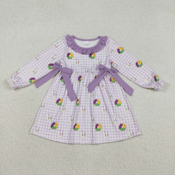 RTS kids matching clothing  king cakes print clothing baby mardi gras summer clothing-2026.1.6