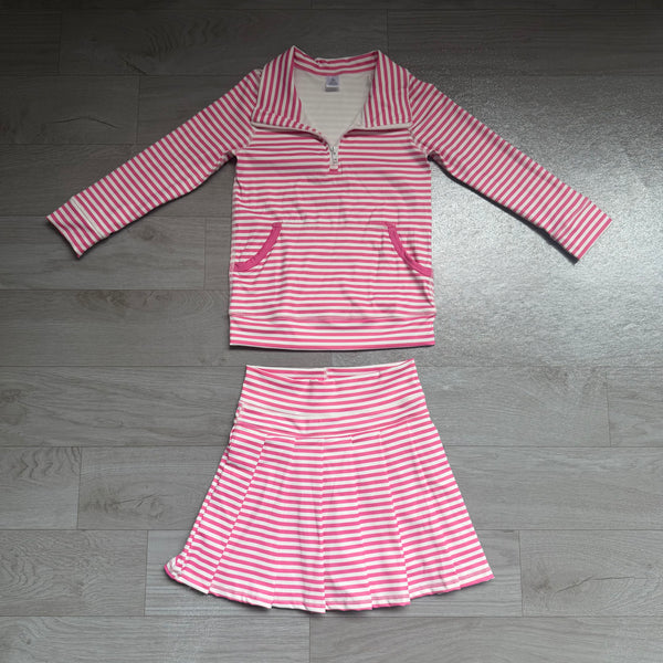 no MOQ GLD1699 pre-order  toddler girl clothes sports clothes girl winter skirt set-real pic 2026.7.29