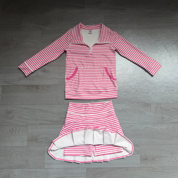 no MOQ GLD1699 pre-order  toddler girl clothes sports clothes girl winter skirt set-real pic 2026.7.29