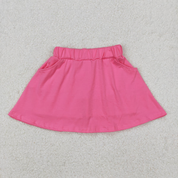 RTS baby girl clothes colorful cotton matching girl summer skirt shorts