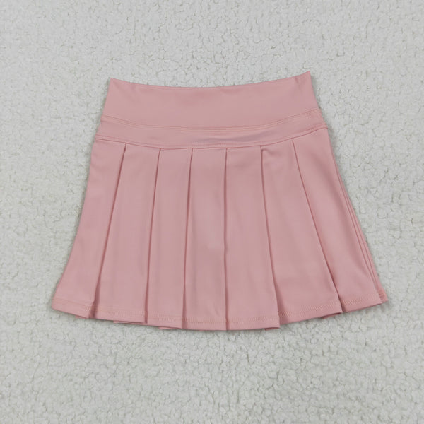 RTS toddler clothes matching clothing solid color skirt  kids summer yoga clothing-2025.8.6
