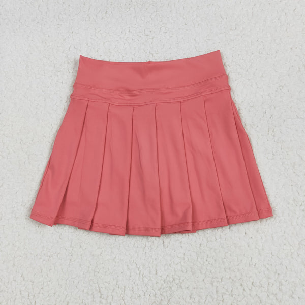 RTS Matching Clothing toddler clothes solid color skirt  kids summer yoga clothing-2026.5.19