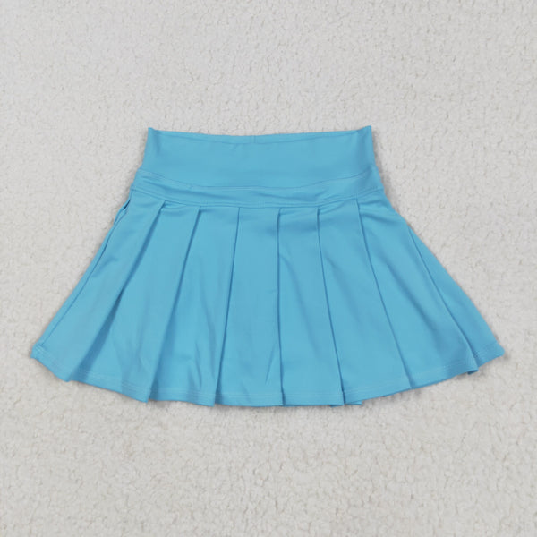 RTS toddler clothes matching clothing solid color skirt  kids summer yoga clothing-2025.8.6