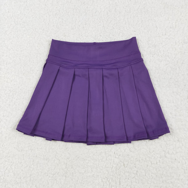 RTS toddler clothes matching clothing solid color skirt  kids summer yoga clothing 2 -2025.8.6