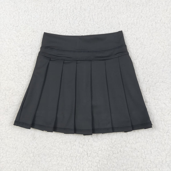 RTS  Matching Clothing toddler clothes solid color skirt  kids summer yoga clothing 2-2026.5.19