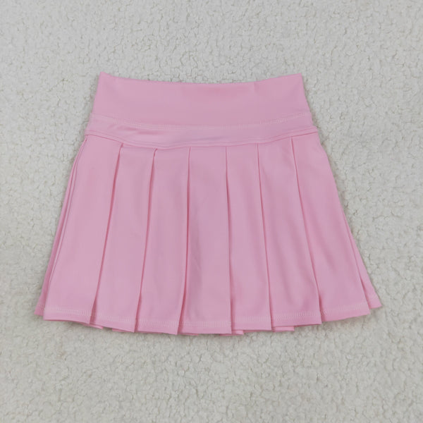 RTS toddler clothes matching clothing solid color skirt  kids summer yoga clothing 2 -2025.8.6