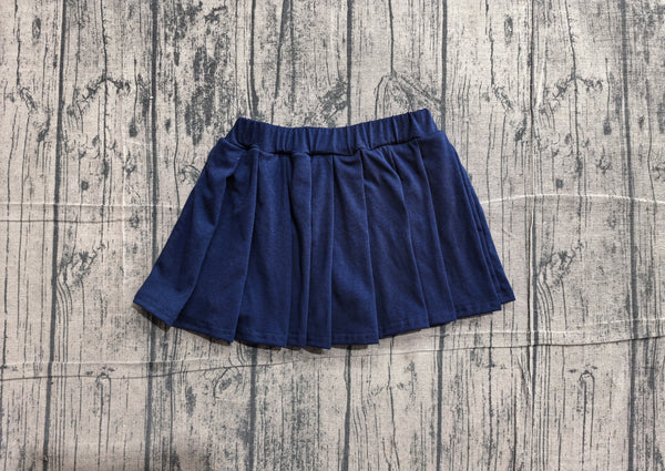 GLK0108 pre-order baby girls clothes navy blue girl cotton shots skirt-real pic 2026.5.28