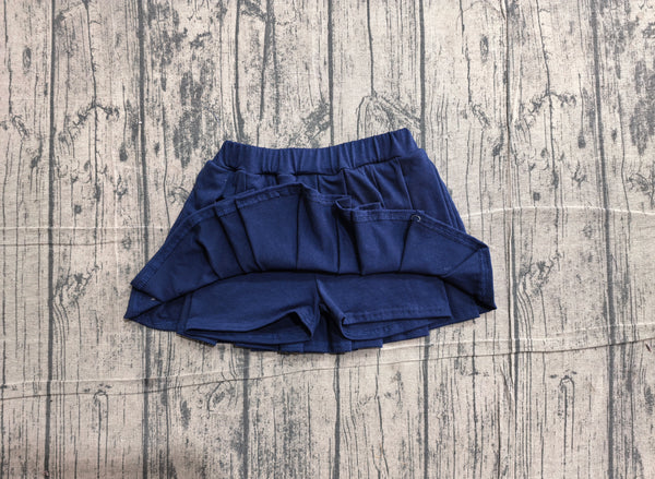 GLK0108 pre-order baby girls clothes navy blue girl cotton shots skirt-real pic 2026.5.28